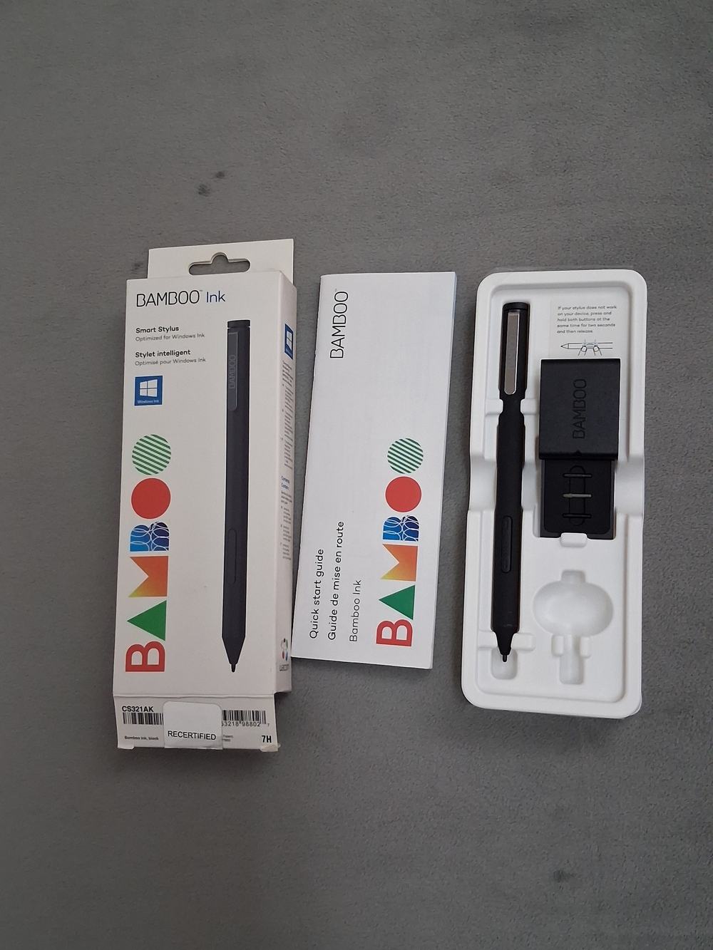 BAMBOO Ink Black Smart Stylus Recertified